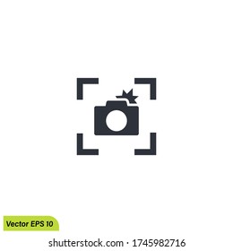 focus camera icon vector illustration eps 10