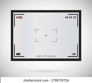 Focus the camera screen.  Increased screen focus and battery status, video quality, image stabilization.  A digital focus viewfinder that is filled with camera exposure settings.