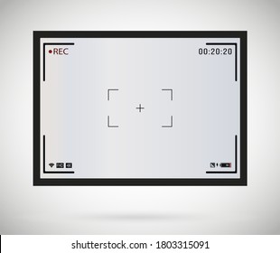 Focus the camera screen.  Increased screen focus and battery status, video quality, image stabilization.  A digital focus viewfinder that is filled with camera exposure settings.