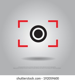 Focus Camera Vector Icon