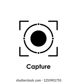 focus, circle, capture icon. One of business collection icons for websites, web design, mobile app