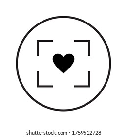 focus, circle, capture icon. One of business collection icons for websites, web design, mobile app on white background