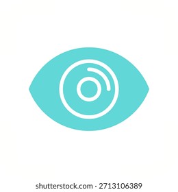 Vector creativo de enfoque Icono gráfico
