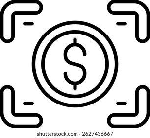 Focus Creative Vector Icon Design