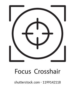 Focus crosshair to see things clearly 