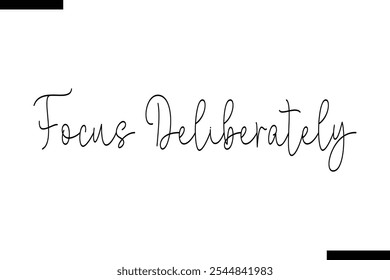 Focaliza deliberadamente citações motivacionais de texto de tipografia abstrata