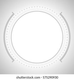 focus display on white abstract background vector