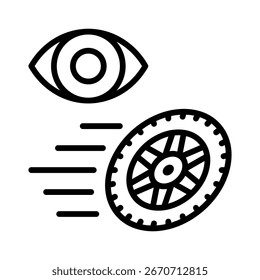 Focus Drive Icon Element For Design