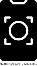 focus glyph icon illustration vector