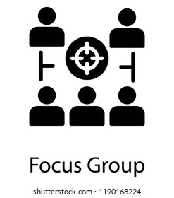 Focus group to be targeted