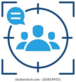Elemento Ícone Do Grupo De Foco Para Design