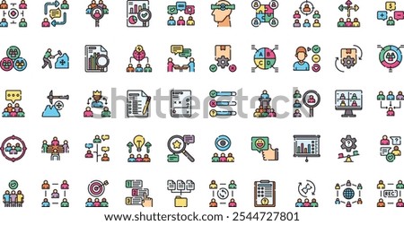 Focus group icons High-Quality Vector Icons Collection with Editable Stroke. Ideal for Professional and Creative Projects.