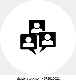 Focus Group Simple Icon