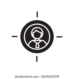 focus icon collection .design style with background
