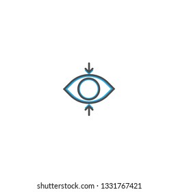 Focus icon design. Essential icon vector illustration design