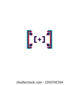 Focus icon design. Photography and video icon vector illustration