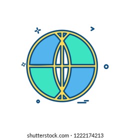 Focus icon design vector