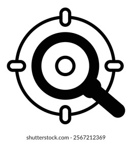 Focus Icon Element For Design