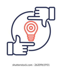 Focus Icon Element for Design