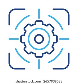 Focus Icon Element For Design