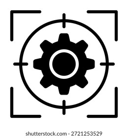 Focalizar Elemento De Ícone Para Design