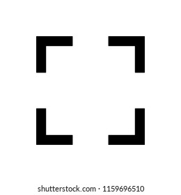 focus icon. Element of web icon for mobile concept and web apps. Thin line focus icon can be used for web and mobile