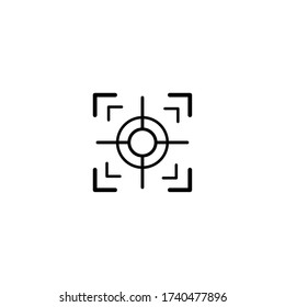 icono de foco eps10 vectores eps jpg imagen plana aplicación web arte