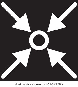 focus icon full screen symbol logo template