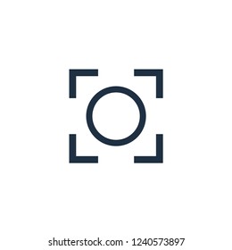 focus icon fullscreen symbol logo template