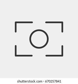 Focus  icon illustration isolated vector sign symbol