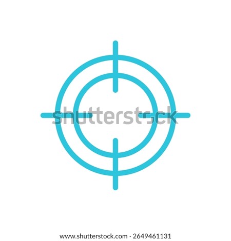 Focus icon. Isolated on white background. 