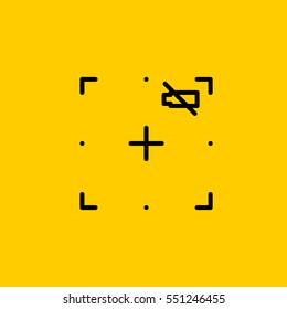 focus icon. isolated sign symbol