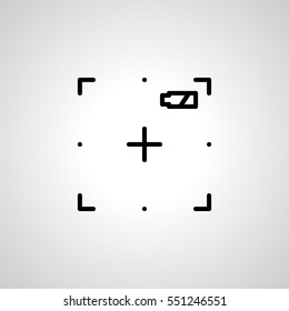 focus icon. isolated sign symbol