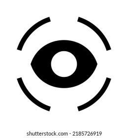 focus icon or logo isolated sign symbol vector illustration - high quality black style vector icons
