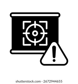 Focus Icon Mini Illustration Icon. Use For Modern Concept, Print, Ui, Ux Kit, Web And App Development. Vector Related To Office, Education, Examination And More