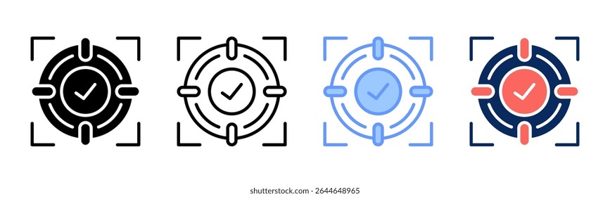 Focus icon sheet multiple style collection