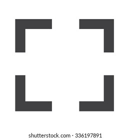 Focus icon sign Illustration