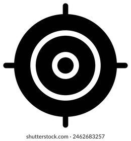 focus icon, simple vector design
