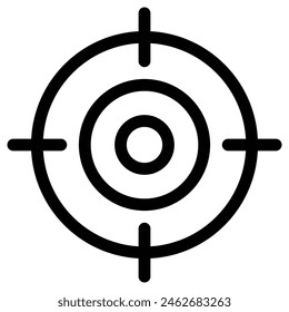 focus icon, simple vector design