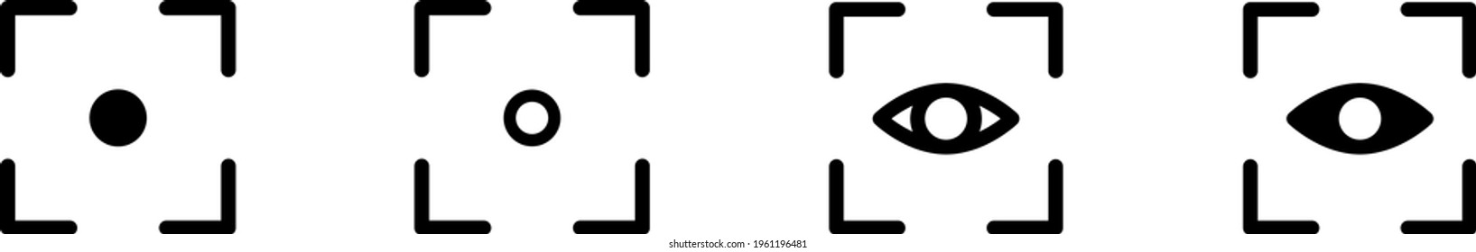 Focus icon , vector illustration.