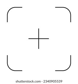 diseño de ilustración de vector de icono de foco