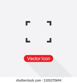 Focus Icon Vector Illustration Eps10