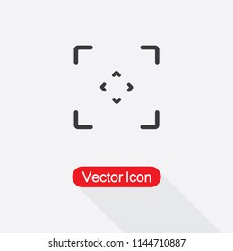 Focus Icon Vector Illustration Eps10
