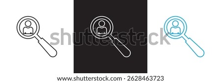 Focus icon.  Vector illustration. isolated on white and black background. EPS 10