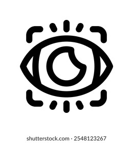 focus icon. vector line icon for your website, mobile, presentationation, and logo design.