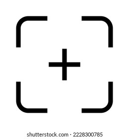 Focus Icon Vector Symbol Design Illustration