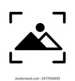 Focus Icon Vector Symbol Design Illustration