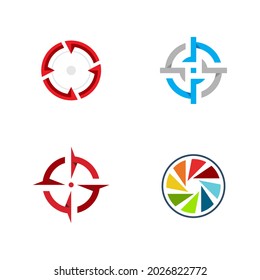 focus icon vectr illustration design template