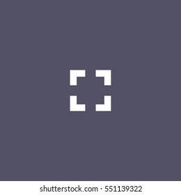 focus icon for web and mobile