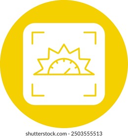 Focus indicatorGlyph Multi Circle Vector Icon Design